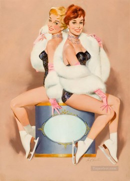 Pin up Painting - pin up girl nude 051
